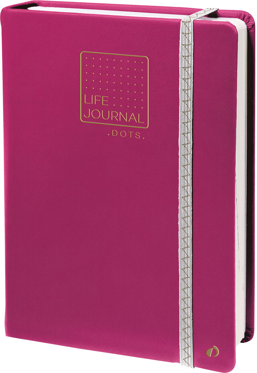 Quo Vadis Diario Agenda Bullet Journal A5  Dots Fucsia