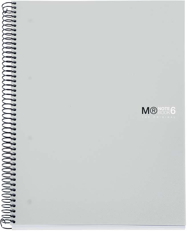 Miquelrius Notebook 6  A4 150 fulls 5x5 gris