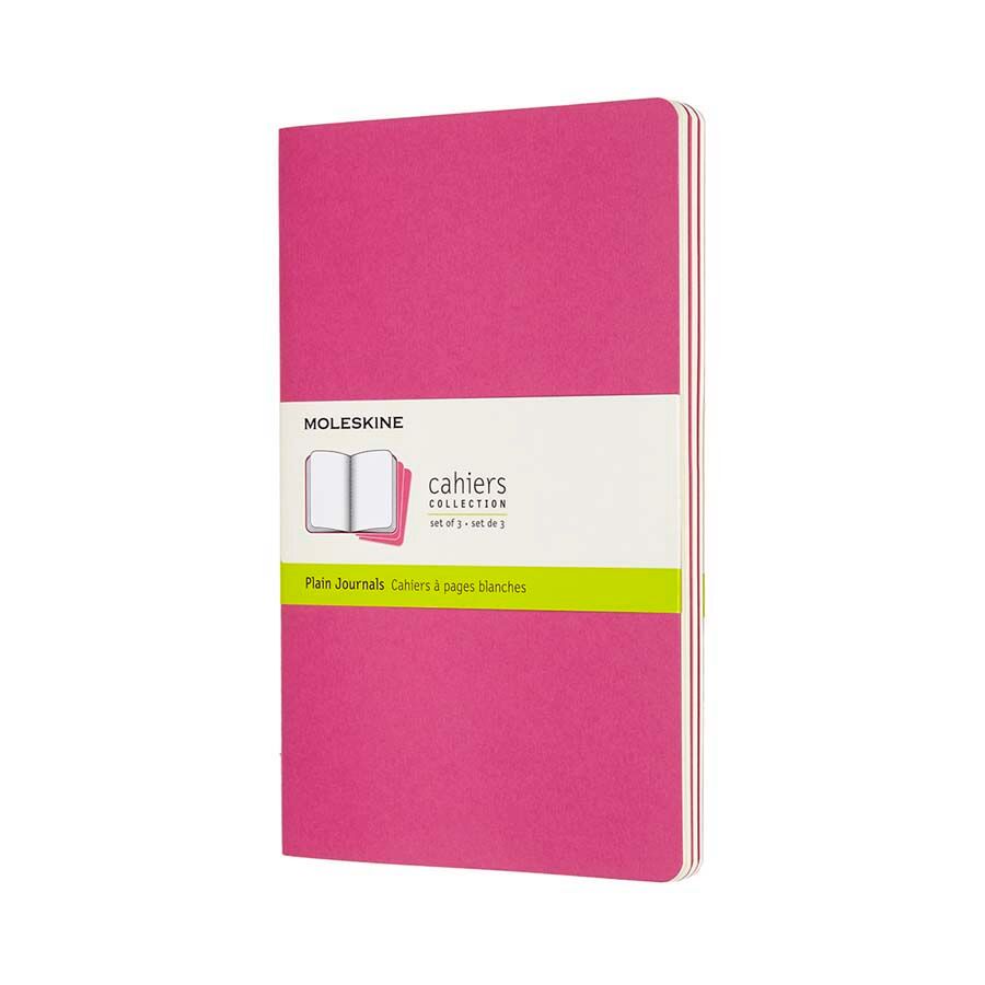 Moleskine Pack 3 Libretas  XL Rosa Liso