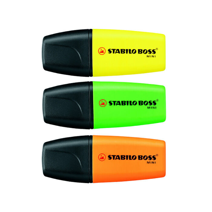 Stabilo Marcadores fluo  Boss Mini 3 Colores