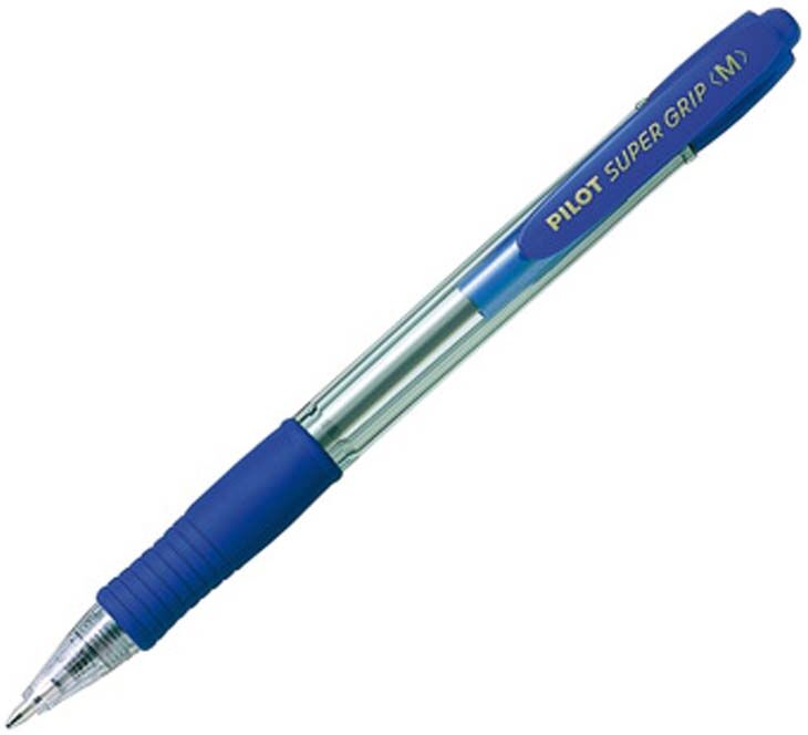 Pilot Bolígrafo  Super Grip azul 12u