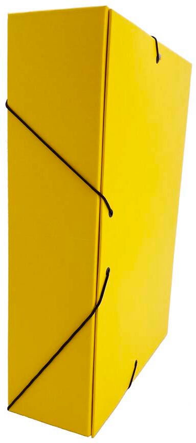 Abacus Carpeta proyectos  forrada 90mm amarillo