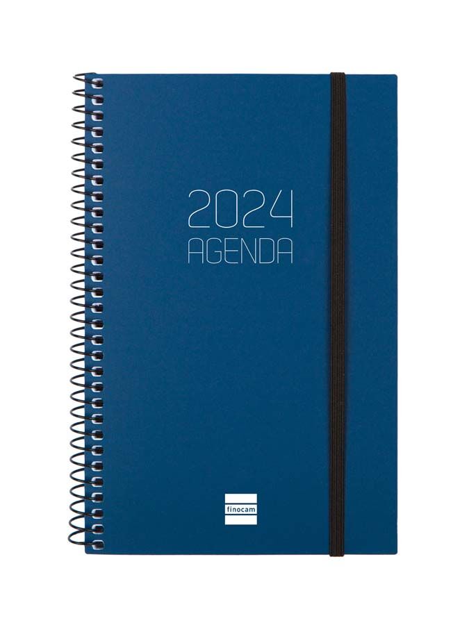Finocam Agenda  Opaque E5 sem/vista H 2024 Azul cas