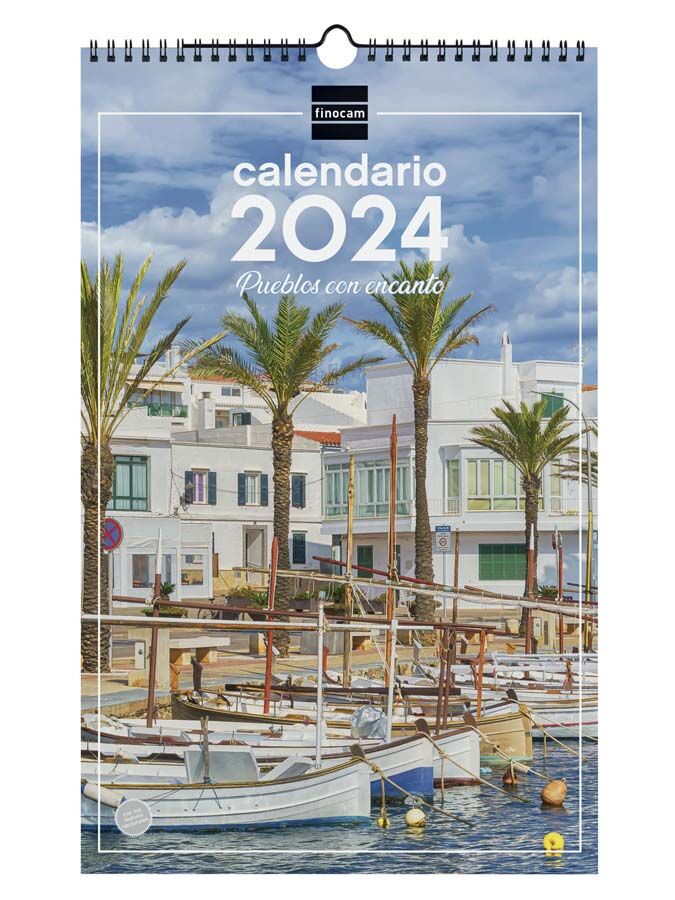 Finocam Calendario pared  Esp 25X40 2024 Cachorros cas