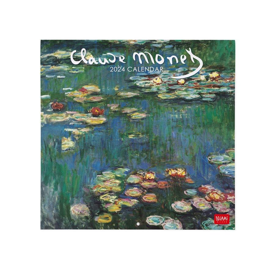 Legami Calendario pared  30X29 2024 Claude Monet