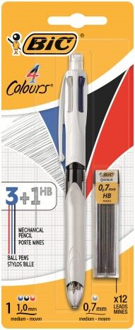 Bic Bolígrafo  de 3 colores y 1 portaminas HB