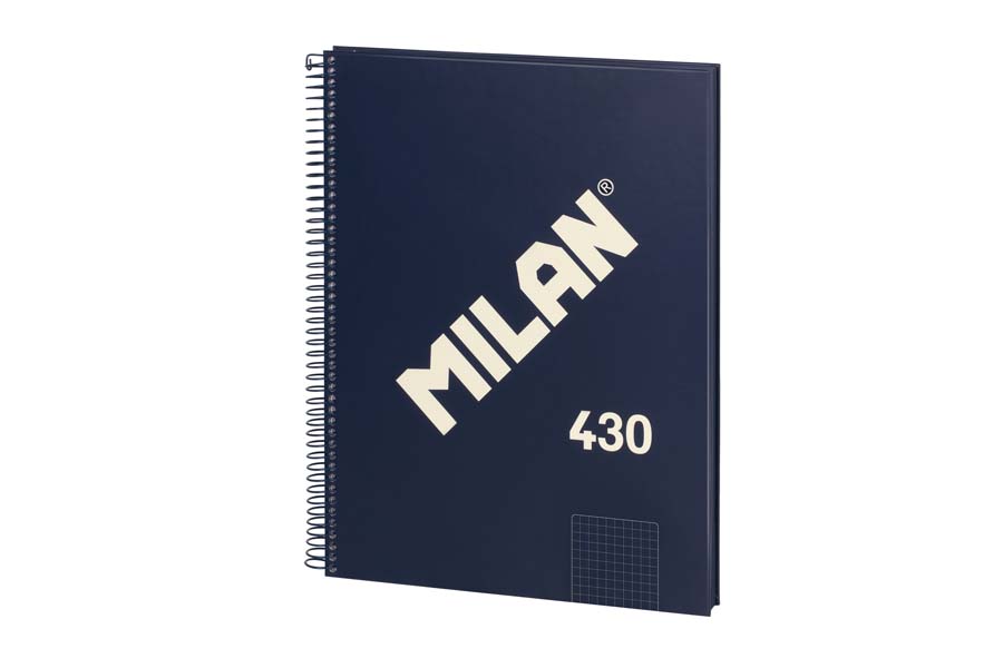 Milan Notebook 1 A4 80h 95g 5X5  1918 azul