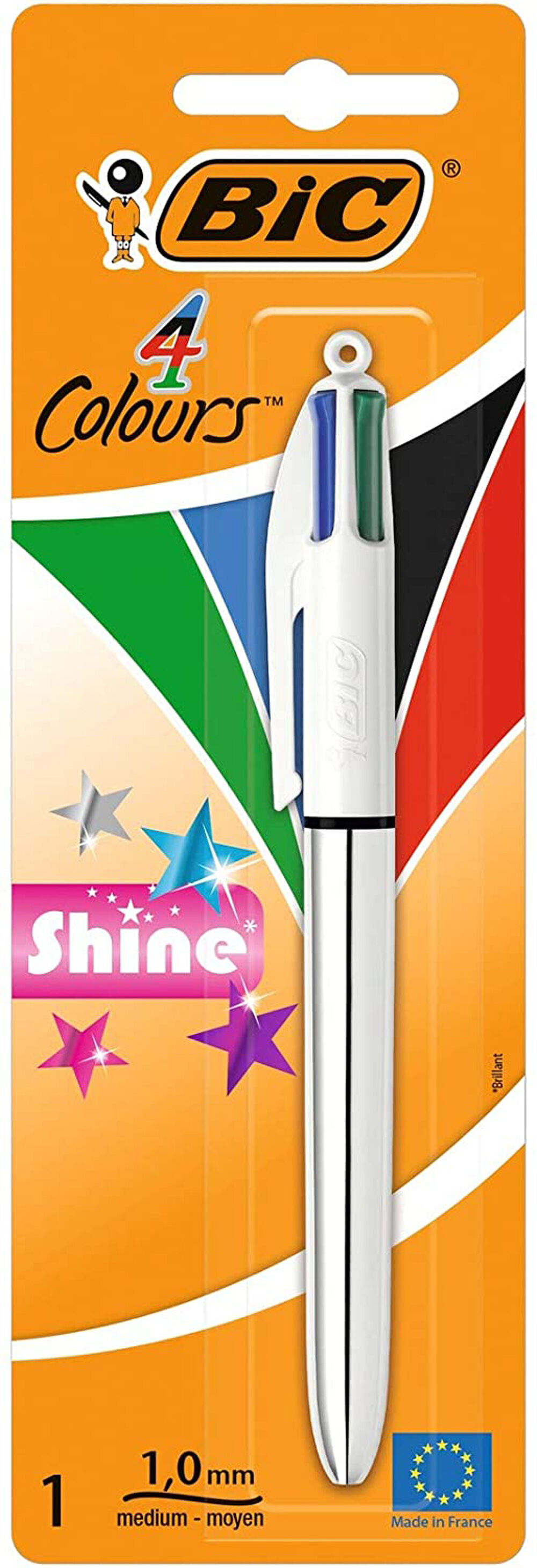 Bic Bolígrafo  Shine 4 colores en 1