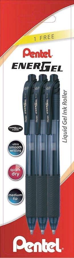 Pentel Roller  Energel 2+1U Negros