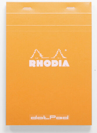 Rhodia Bloc  Dots A5 80 hojasNaranja