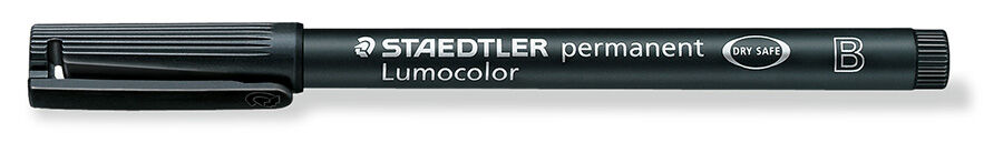 Staedtler Rotulador permanente  Lumocolor 314 negro 10u