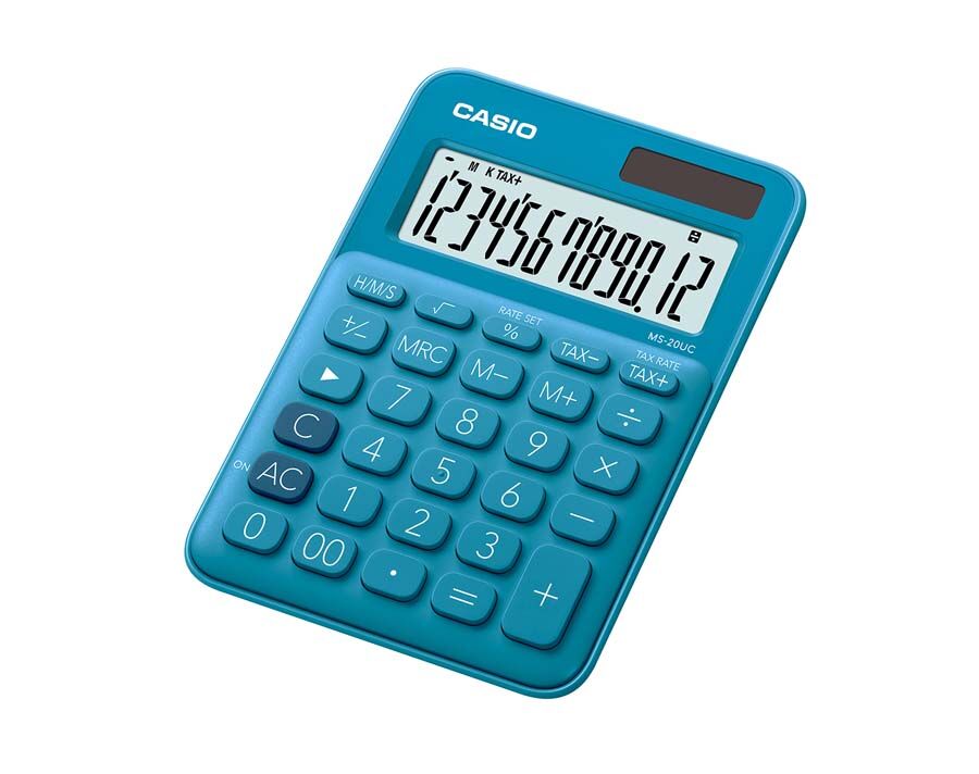 Casio Calculadora  MS-20 UC azul