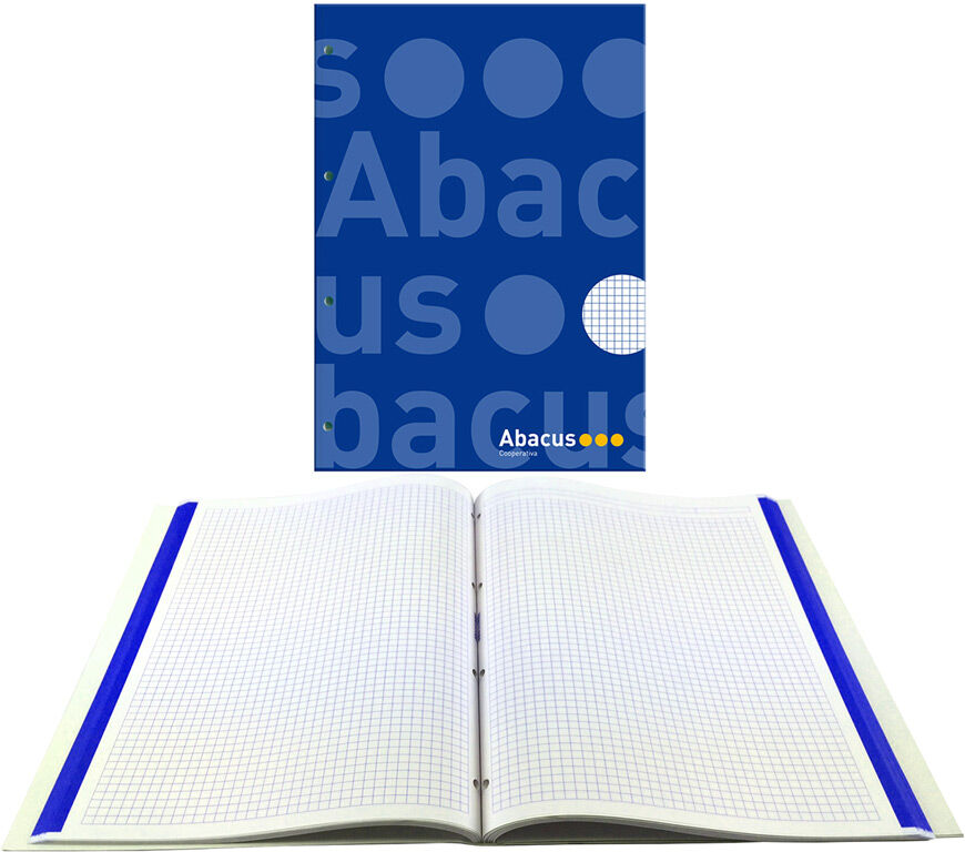 Abacus Notebook1 encuadernado  A4 5x5 70g 100 hojas azul oscuro