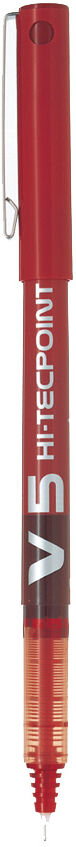 Pilot Roller  V5 Hi-Tecpoint rojo 12u