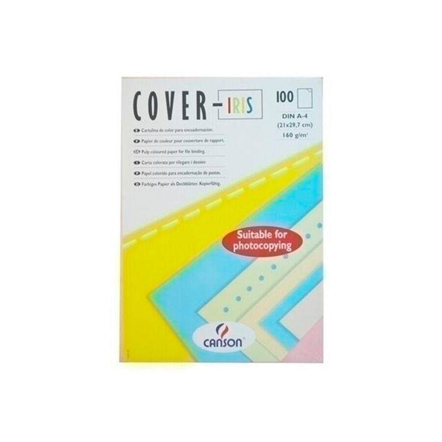 Canson Cartulina  Cover Iris A4 180g blanco 100 hojas