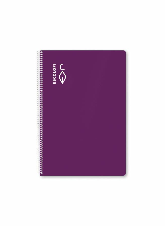 Escolofi Libreta cuarto  raya/m 50H lila