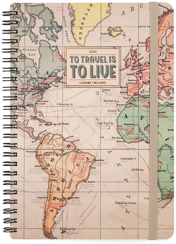 Legami Agenda esp  Large sem/vista mult 2024 Travel