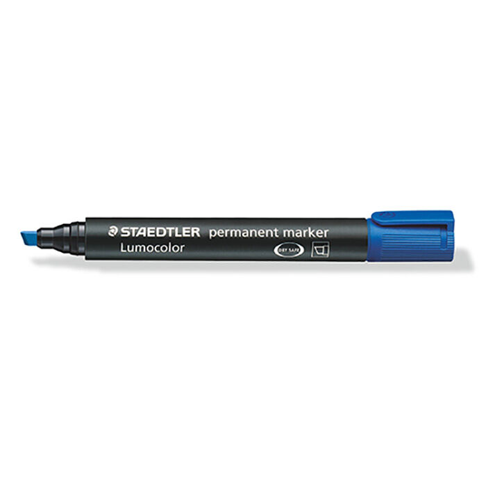 Staedtler Rotulador permanente  Lumocolor 350 blau 10u