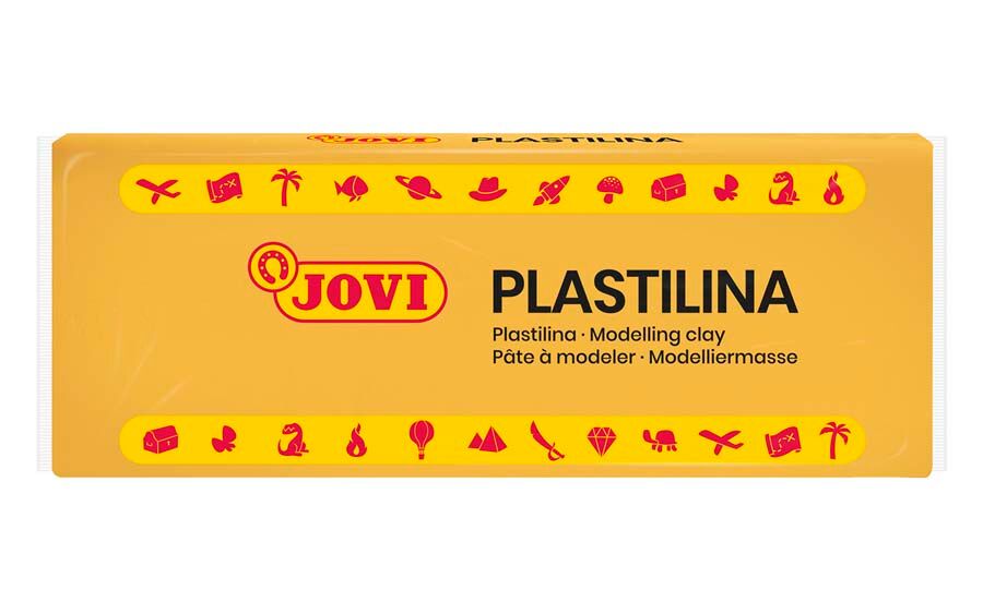 Jovi Plastilina  150g amarillo oscuro 1u