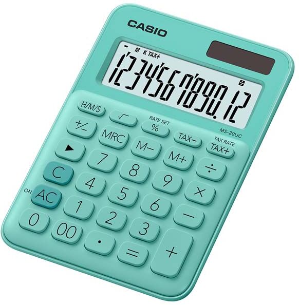 Casio Calculadora  MS-20 UC verde