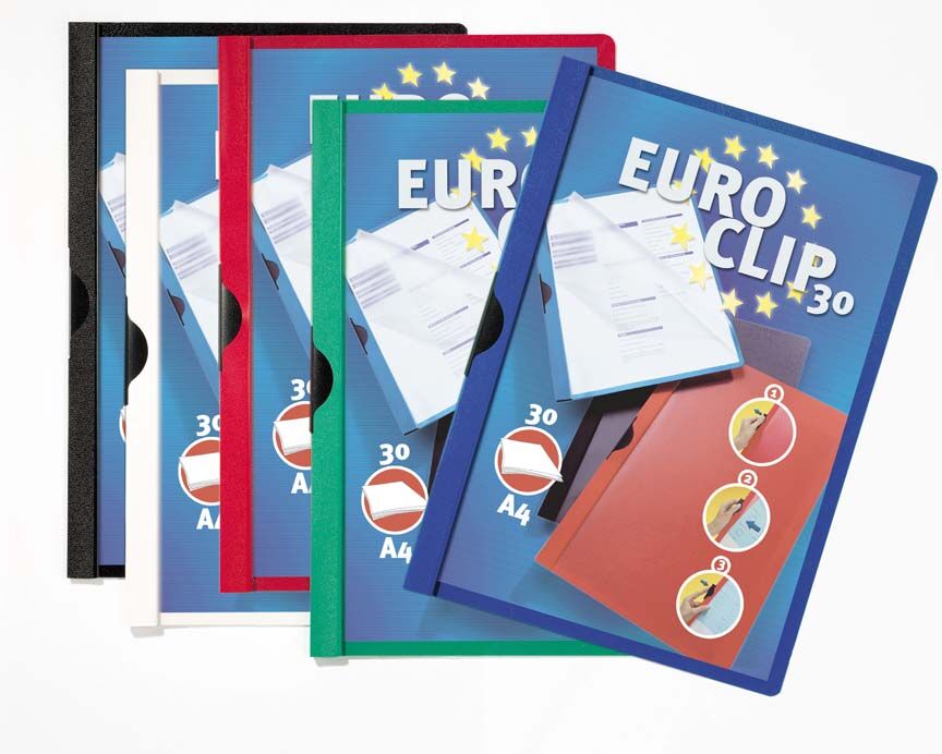 Euroclip Dossier clip Durable A4 negro