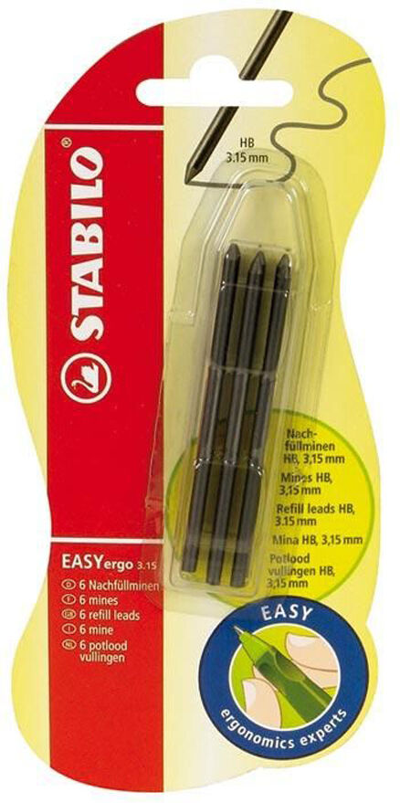 Stabilo Recambio Minas  Easy 6 unidades