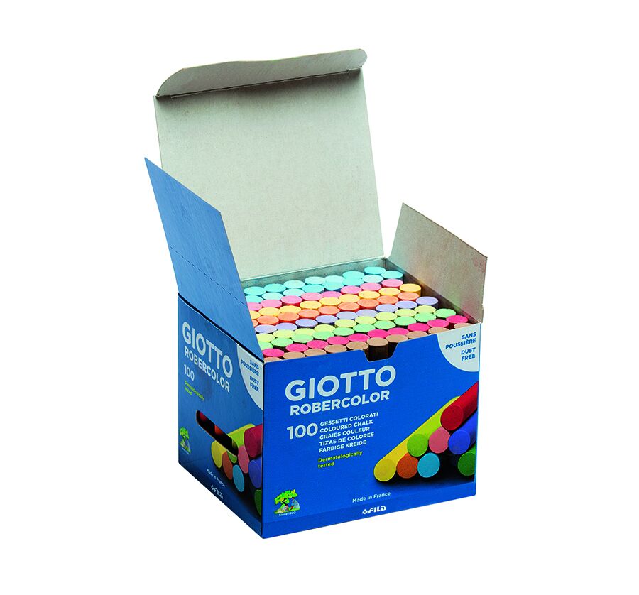 Giotto Tiza antipolvo  Robercolor colores 100u