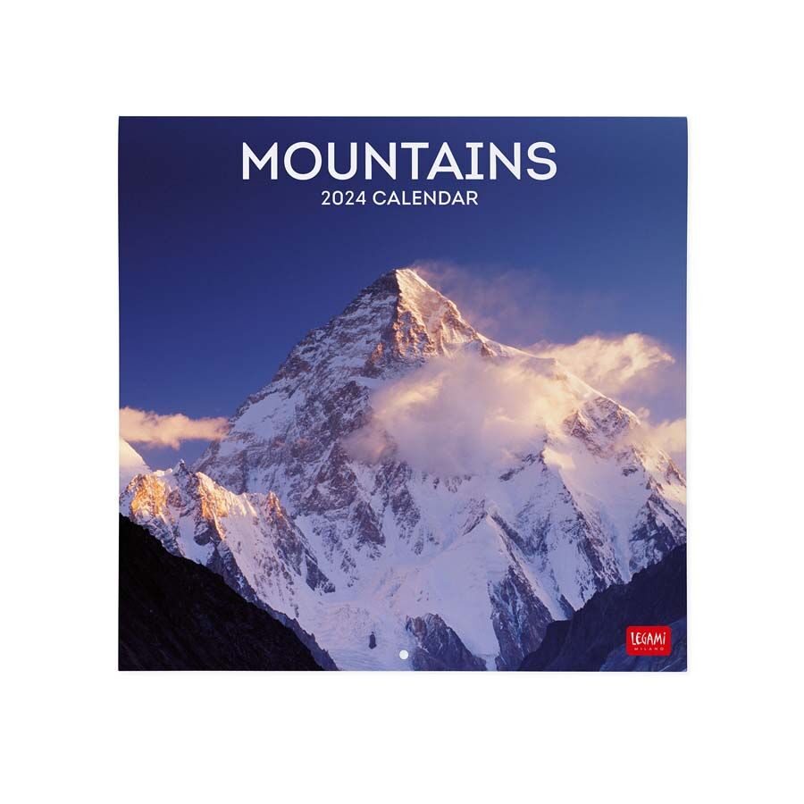 Legami Calendario pared  30X29 2024 Mountains