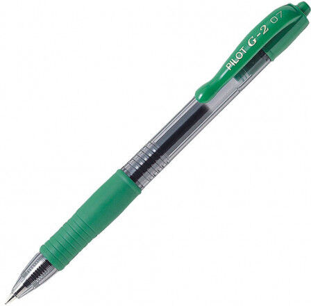 Pilot Bolígrafo  G-2 verde 12u