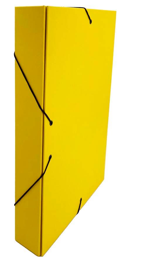 Abacus Carpeta proyectos  forrada 50mm amarillo