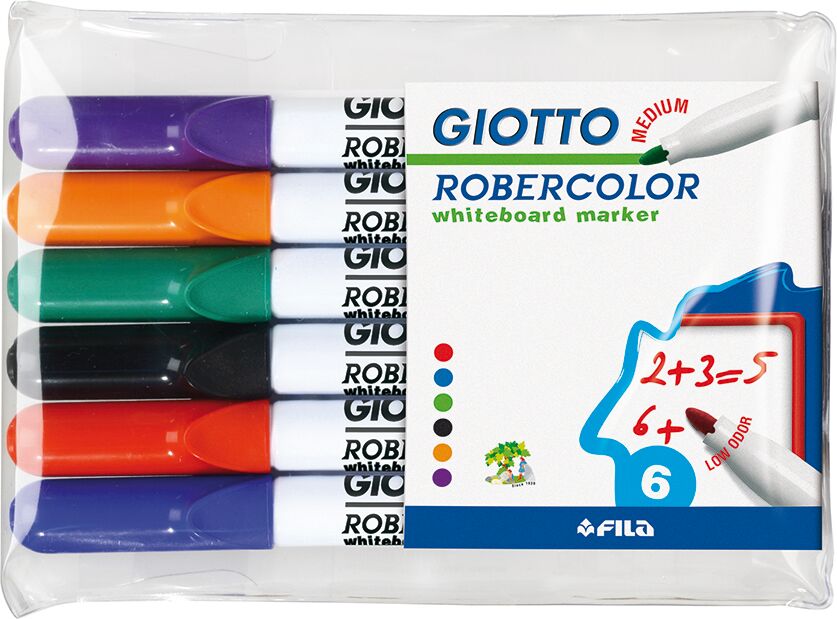 Giotto Rotulador pizarra  Robercolor 6 colores