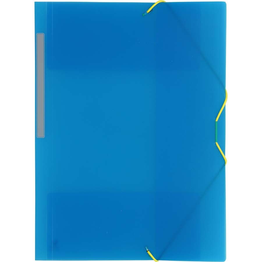 Grafoplas Carpeta gomas y solapas Folio  pp azul