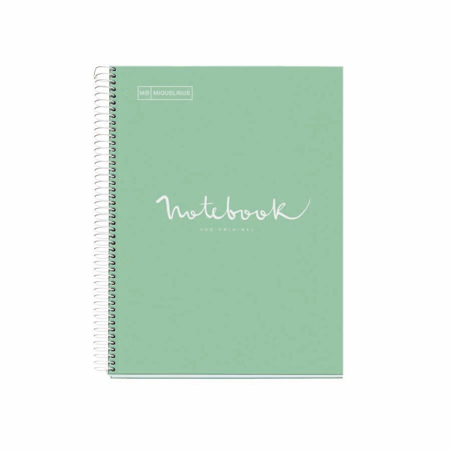 Miquelrius Notebook  Emotions A4+ 120 hojas 5x5 menta