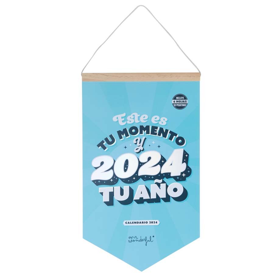 Mr.Wonderful Calendario pared Mr. Wonderful 2024 cas Este Es Tu Momento