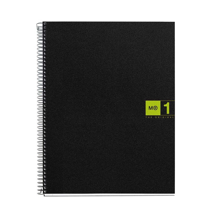 Miquelrius Libreta espiral  A4 80 hojas 5x5 verde