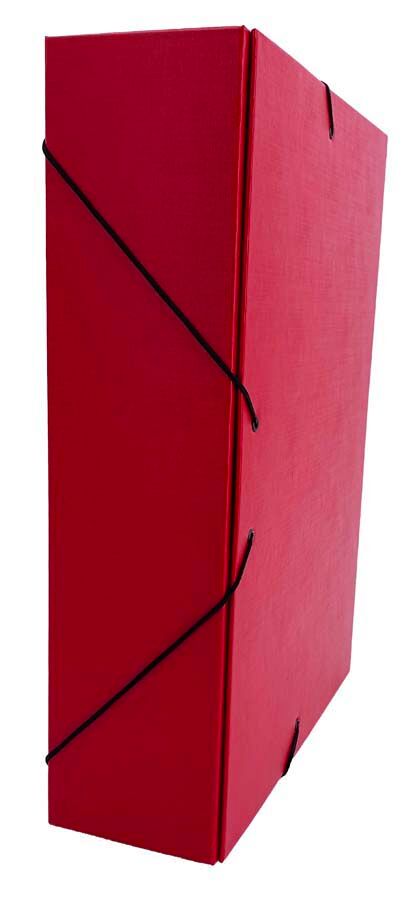 Abacus Carpeta proyectos  forrada 90mm rojo