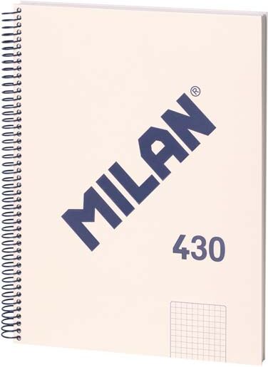 Milan Notebook 1 A4 80h 95g 5X5  1918 beige