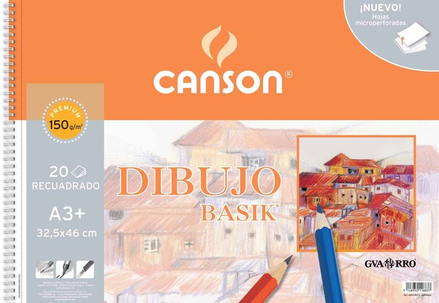 Canson Bloc  de dibujo A4 20 hojas 150 g