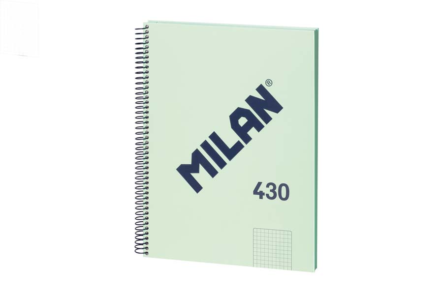 Milan Notebook 1 A4 80h 95g 5X5  1918 verde