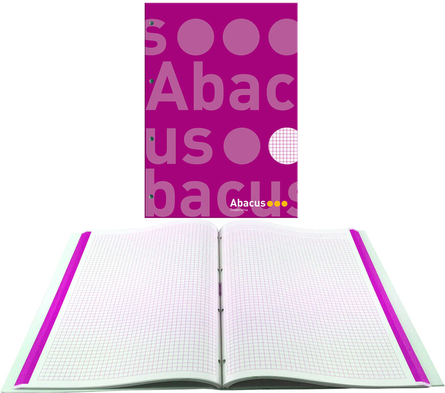 Abacus Notebook1 encuadernado  A4 5x5 70g 100 hojas lila