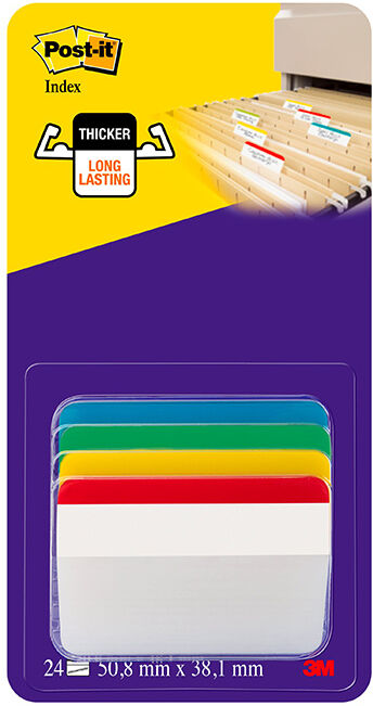 3M Banderitas Post-It 51x28cm 24u