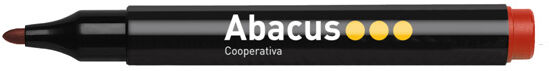 Abacus Rotulador de pizarra blanca  rojo