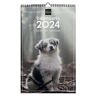 Finocam Calendario pared  Esp 25X40 2024 Cachorros cas