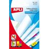 Apli Índice adhesivo rígido  12x25mm blanco