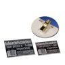 Office Box Placa identificadora con pinza e imperdible