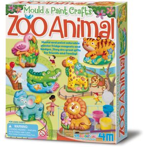 4M Kit Moldea Y Pinta Animales Zoo