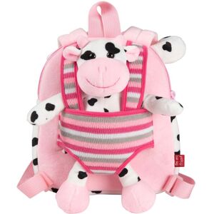 Perletti Mochila reversible con Peluche Vaca