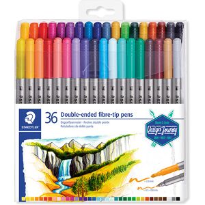 Staedtler Rotuladores de colores  doble punta 36u