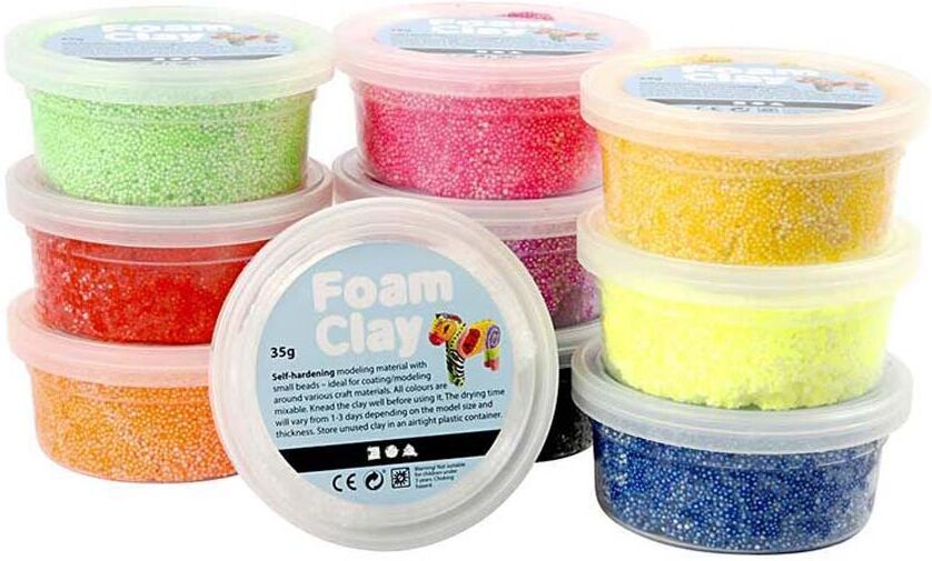 Creative Foam Clay  35g colores básicos 10u