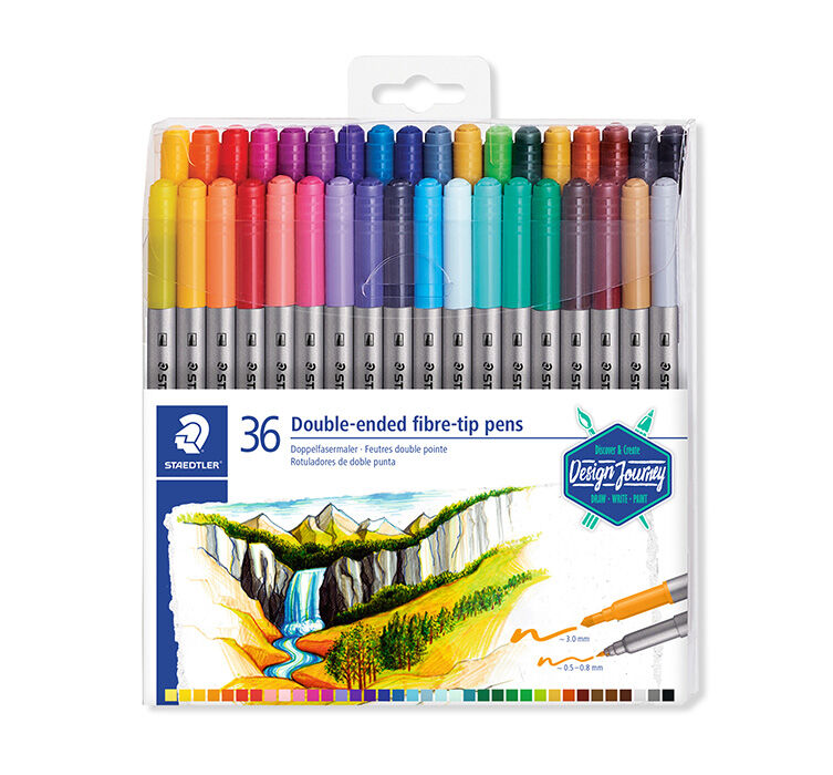 Staedtler Rotuladores de colores  doble punta 36u